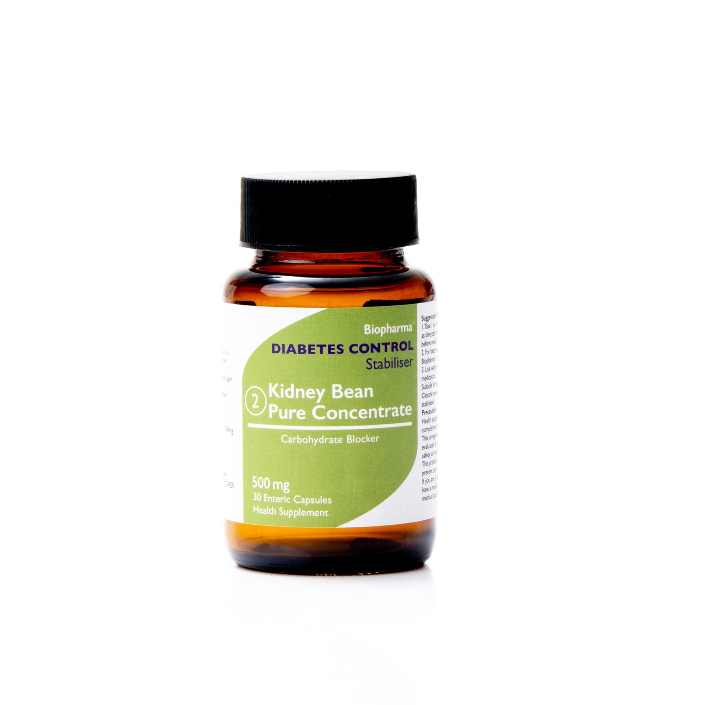 Biopharma Kidney Bean Pure Concentrate 500mg Supplements (Enteric Coated) - 30 Capsules