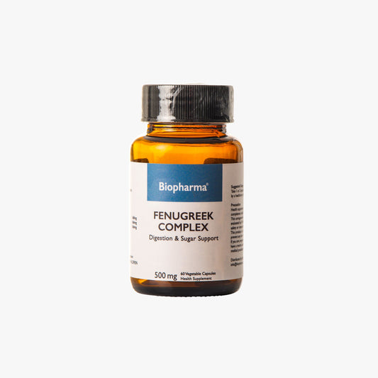 Biopharma Fenugreek Complex 500mg Supplements - 60 Capsules