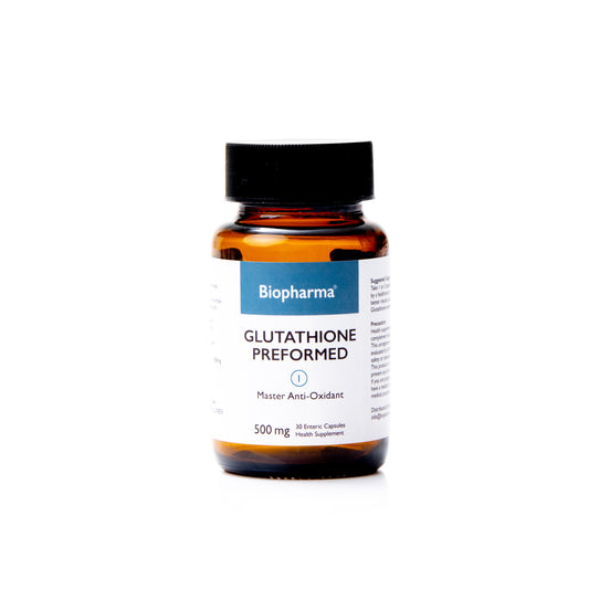 Biopharma Glutathione Preformed Supplements (Enteric-coated) - 30 Capsules