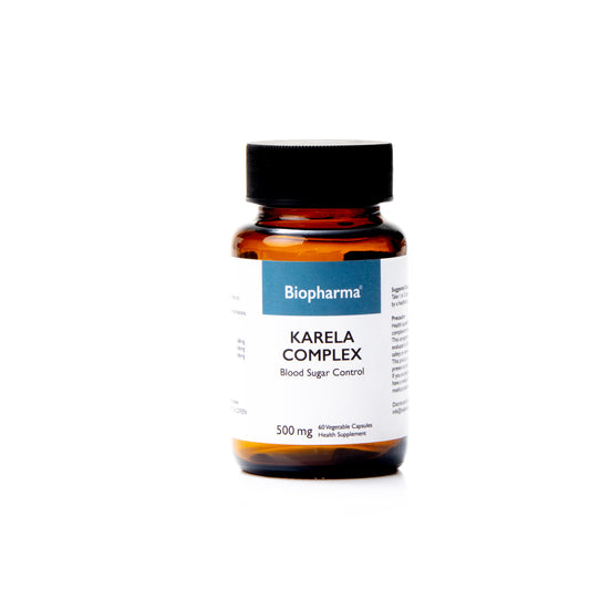 Biopharma Karela Complex 500mg Supplements - 60 Veg Capsules