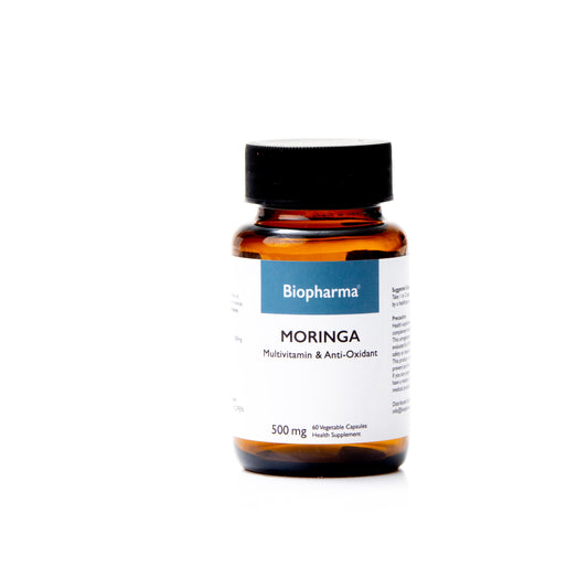 Biopharma Moringa 500mg Supplements - 60 Veg Capsules