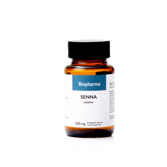 Biopharma Senna 500mg Supplements - 60 Veg Capsules